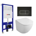 Комплект инсталляция с унитазом Enio 612899 цвет белый