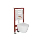 Комплект инсталляция с унитазом Bauedge Q111300-BL0001-PRO-2-Q00010 цвет белый