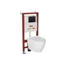 Комплект инсталляция с унитазом Bauedge Q111300-BL0001-PRO-2-Q00015 цвет белый