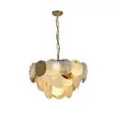 Люстра потолочная FAVOURITE 2741-7P Dazzling 7 ламп 21 м² цвет золото