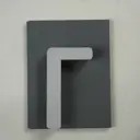 Адресная табличка на дом PINЛайт буква строчная "г" серая подложка c объемной теплой подсветкой