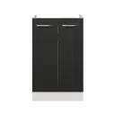 Кухонный шкаф напольный Спадардрэва 50x82x48 см ЛДСП цвет графит