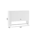 Шкаф подвесной Спадардрэва 4816124202154 60x43см цвет белый