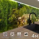 Стеновая панель матовая Фартукофф ФФ - 185 400x60x0.15 см ПВХ цвет зеленый