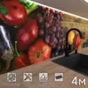 Стеновая панель матовая Фартукофф ФФ - 195 400x60x0.15 см ПВХ цвет коричневый