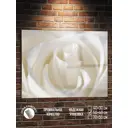 Картина Полицентр Макро белая роза 40x50 см