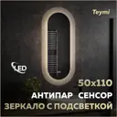 Зеркало для ванной Teymi Iva T20610 с подсветкой 50x110см