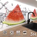 Стеновая панель матовая Фартукофф ФФ - 20 300x60x0.15 см ПВХ цвет белый/красный