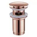 Донный клапан для раковины Abber AF0010RG 6.6 см ø32 клик-клак цвет розовое золото