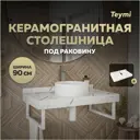 Столешница в ванную Teymi T150109 90x50см Камень цвет белый