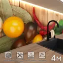 Стеновая панель Фартукофф ФФ - 205 400x60x0.15 см ПВХ цвет зеленый/коричневый/красный