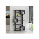 Стеллаж деревянный Leve home 92x173x25 см нагрузка до 5 кг МДФ с покрытием цвет светло-коричневый