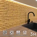 Стеновая панель Фартукофф ФФ - 262 300x60x0.1 см ПВХ цвет разноцветный