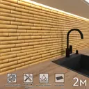 Стеновая панель матовая Фартукофф ФФ - 262 200x60x0.1 см ПВХ цвет разноцветный