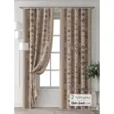 Комплект штор Comfy way Форнерс - 184 - 240 см CW709184240-240 на шторной ленте 240x150 см цвет бежевый