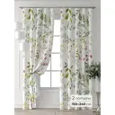 Комплект штор Comfy way Форнерс - 187 - 240 см CW709187240-240 на шторной ленте 240x150 см цвет бежевый