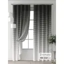 Комплект штор Comfy way Форнерс - 209 - 240 см CW709209240-240 на шторной ленте 240x150 см цвет белый