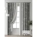 Комплект штор Comfy way Форнерс - 161 - 240 см CW709161240-240 на шторной ленте 240x150 см цвет серый