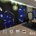 Стеновая панель матовая Фартукофф ФФ - 24 400x60x0.1 см ПВХ цвет разноцветный