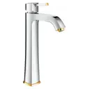 Смеситель для раковины Grohe Grandera, XL-Size однорычажный цвет хром/золото