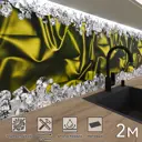 Стеновая панель матовая Фартукофф ФФ - 26 200x60x0.1 см ПВХ цвет разноцветный