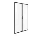 Душевая дверь Good door ЛТ00019 140см эффект стекла прозрачное закаленное стекло 1 подвижная дверь + 1 неподвижная дверь