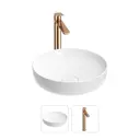 Раковина со смесителем для ванной Wellsee Chalice Perfection 201000674 раковина 42 см цвет белый глянцевый, высокий смеситель