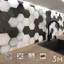 Стеновая панель матовая Фартукофф ФФ - 511 300x60x0.1 см ПВХ цвет разноцветный