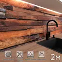 Стеновая панель Фартукофф ФФ - 367 200x60x0.1 см ПВХ цвет разноцветный