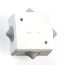 Коробка установочная Кунцево-электро КОА-001-БК 78x78x42 мм IP44 цвет белый