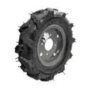 Колесо к мотоблоку 4.00-8 Полесад Елочка диск 4 отверстия резина черный