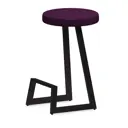 Барный стул Alsav Корс-65 софт AL 304 ткань NEW violet_черный 38x75 см цвет ткань new violet/черный