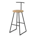 Барный стул Alsav Сканди-75 хард AL 306 teakwood_черный 43x100 см цвет teakwood/черный