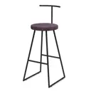 Барный стул Alsav Сканди-75 софт AL 307 ткань velur grey_черный 43x100 см цвет ткань velur grey/черный