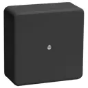 Распределительная коробка открытая Iek 75x75x28 мм IP40 цвет черный