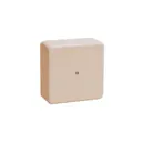 Распределительная коробка открытая Iek КМ41212-02 75x75x20 мм IP20 цвет бежевый