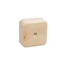 Распределительная коробка открытая Iek КМ41205-04 50x50x20 мм IP40 цвет бежевый