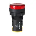 Лампа КЭАЗ AD22DS(LED) матрица D22 мм 230 В цвет красный 2 шт.