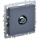 Розетка ТВ оконечная встраиваемая Iek Brite BR-A10-P-K35 цвет маренго