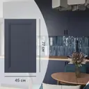 Фальшпанель для кухонного шкафа Котлас 45x77 см Konsensa МДФ цвет синий
