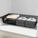 Корзина выдвижная для шкафа Лион 76.8x14.4x51.4 см цвет черный