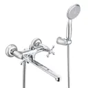 Смеситель для ванны Lemark Standard LM2113C двухвентильный с душевой лейкой цвет хром