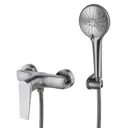 Смеситель для душа Lemark Bronx LM3703GM однорычажный цвет черный