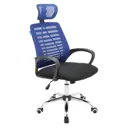 Офисное кресло Alsav AL 777 62.5x122x57 см ткань цвет синий