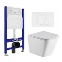 Комплект инсталляция с унитазом Enio 550714 цвет белый