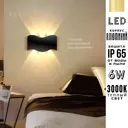 Настенный светильник светодиодный влагозащищенный Flylight Mb3000 теплый белый (желтый) свет цвет черный