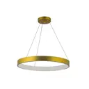 Люстра подвесная светодиодная Ayalight Kjdd-523-g-6000k 10 м² холодный белый (голубой) свет цвет золотистый