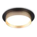 Светильник точечный встраиваемый Ambrella Light Gx53 acrylic tech Tn5228 под отверстие 90 мм GX53 цвет черный