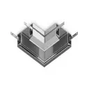 Коннектор угловой для корпуса в натяжной потолок Magnetic 220V Ambrella Light GL1043