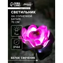 Светильник в грунт Luazon lighting 9253484 на солнечных батареях 11 см цвет разноцветный теплый белый (желтый) свет